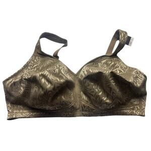 Deyllo Non Padded Wireless Bras Plus Size Full Coverage Minimizer Size 48DDD...